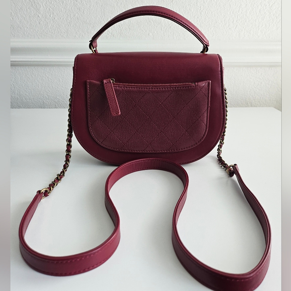 New Unused Chanel Bordeaux Coco Two-way Bag - Picture 2 of 14